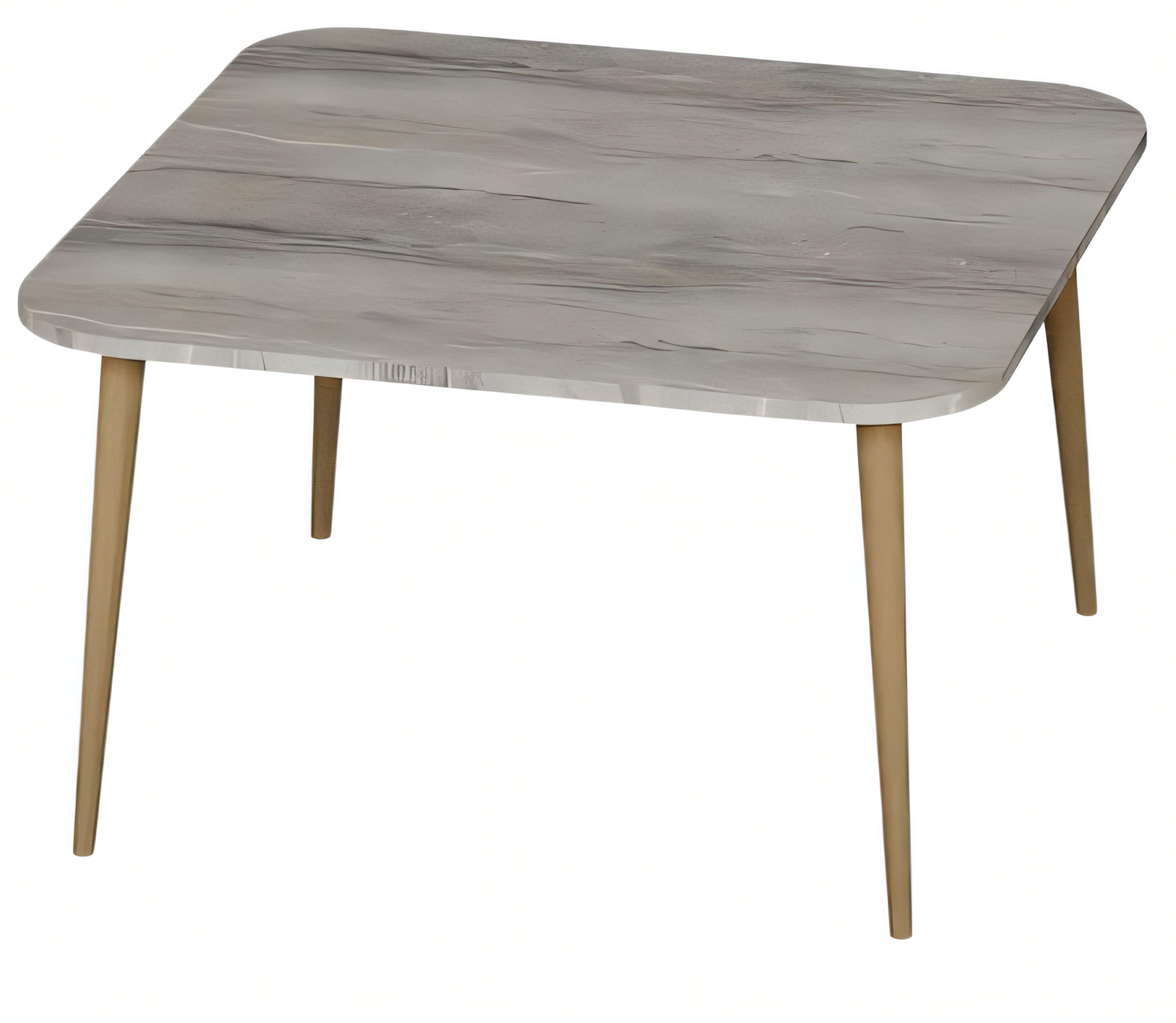 Moderner grauer Couchtisch aus Holz