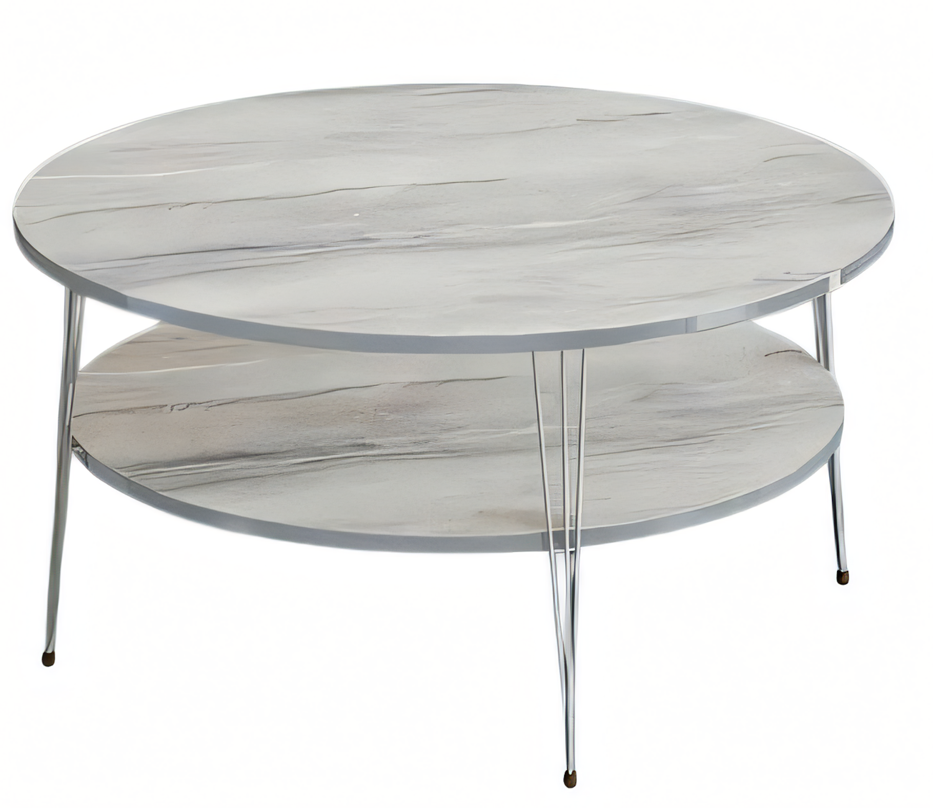 Grauer Holz Couchtisch modern eleganter Wohnzimmertisch