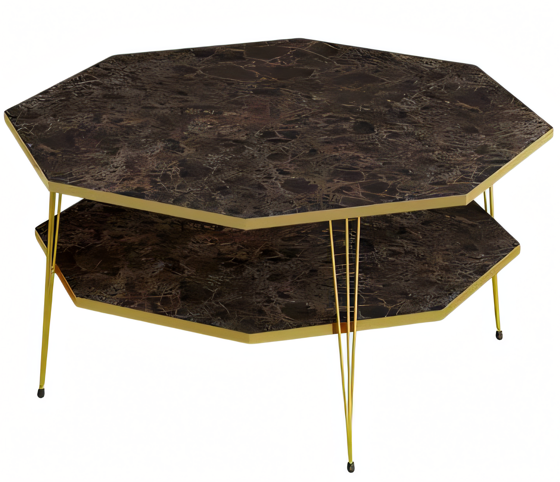 Moderner Couchtisch aus Holz in Braun