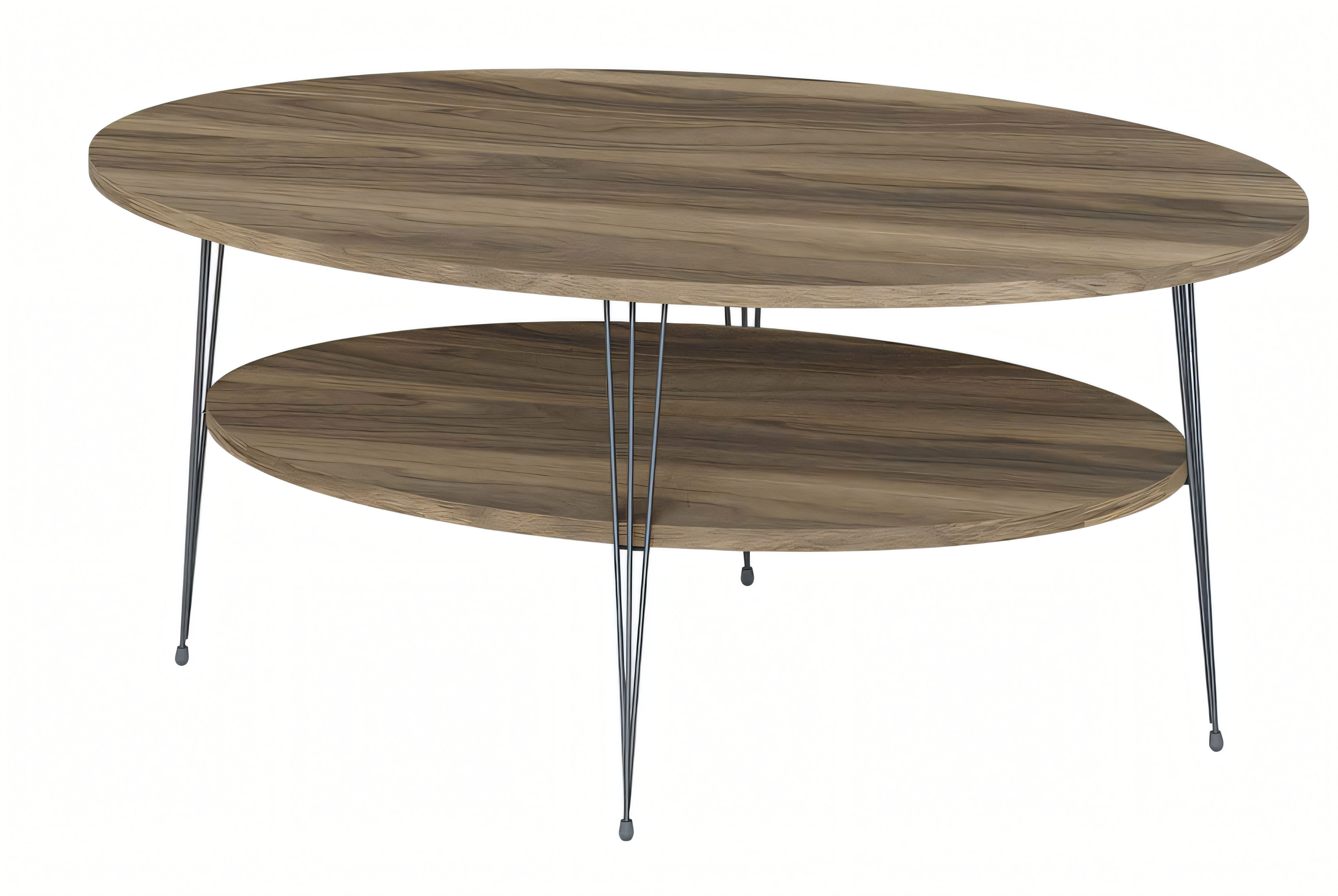 Eleganter brauner Couchtisch aus Holz mit stilvollem Design