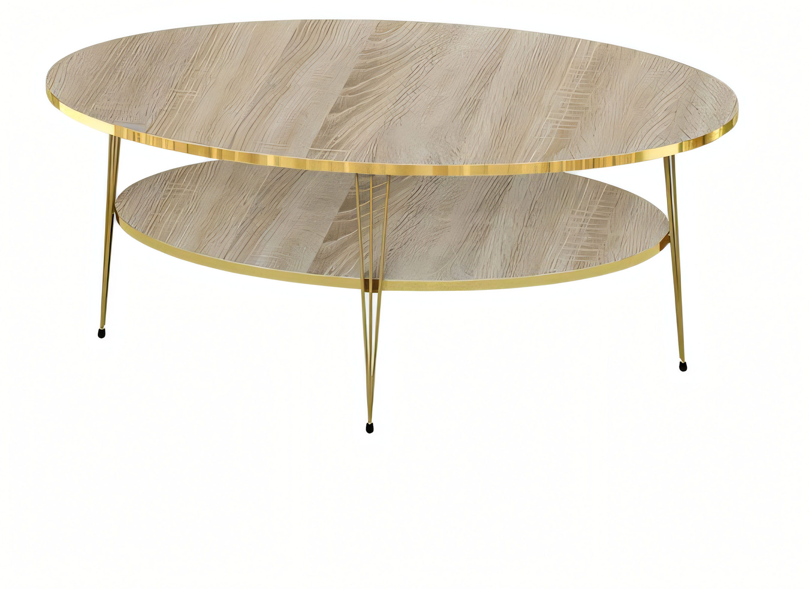 Eleganter Couchtisch aus Holz in Braun für modernes Wohnzimmer