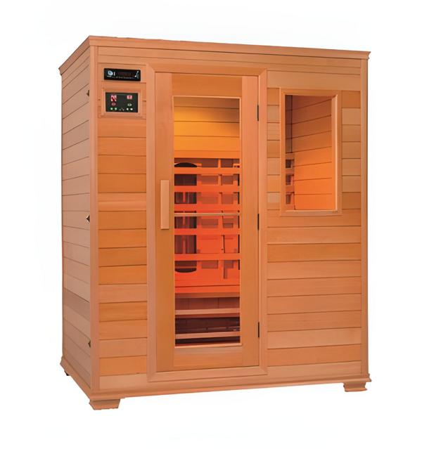 Saunaraum Designsauna Sauna Trockensauna Saunakabine Heimsauna 155x110 cm