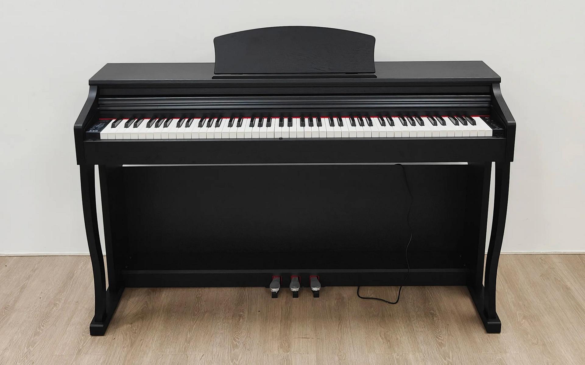 Schwarz Piano Digitalpiano Stage Klavier Hochglanz Heimklavier