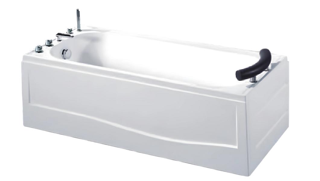 Wanne Komfortwanne Einbauwanne Luxuswanne Acrylwanne Pflegewanne 160x71 cm