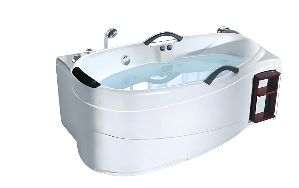 Massagebad Whirlpool Whirlwanne Hot Tub Blubberbad Hydromassagewanne 170x85 cm