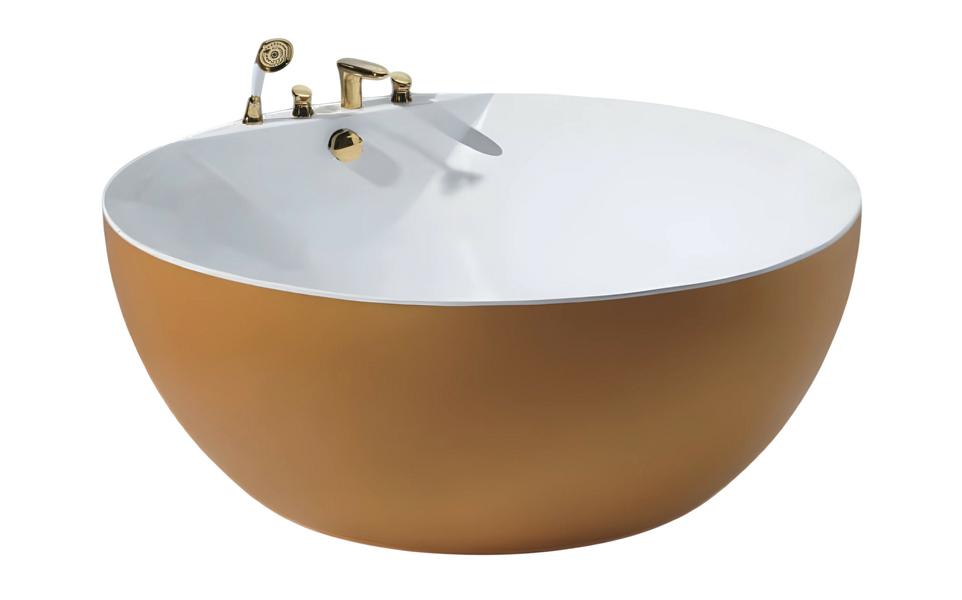 Rundwanne Designwanne Freistehende Komfortwanne Raumsparwanne Bad 160x160 cm