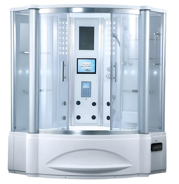 Duschkabine Dampfdusche Dusche Massageduschkabine Wellnessdusche 150x150 cm