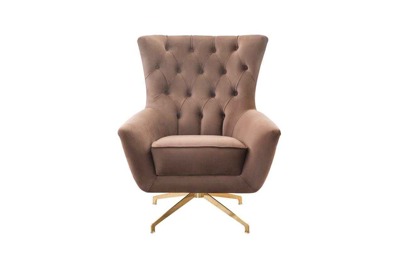 Der bequeme Sessel in modernem Design verschönert jeden Raum.