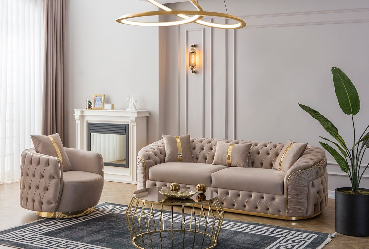 Sofa-Set  Modische Akzente im Herzen des Interieurs