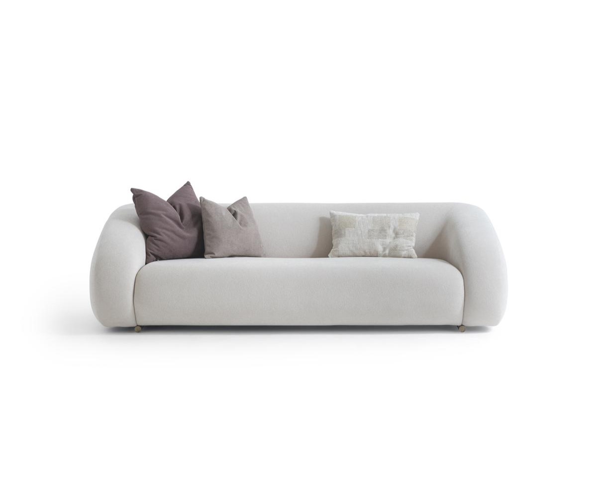 Sofa 3 Sitzer Couch Polster Sofas Couchen Wohnzimmer Design Textil Stoff