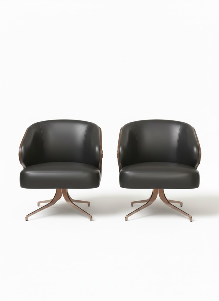 Luxuriöses Sofa-Set Modern-klassischer Stil Schwarz Farbe Metallrahme