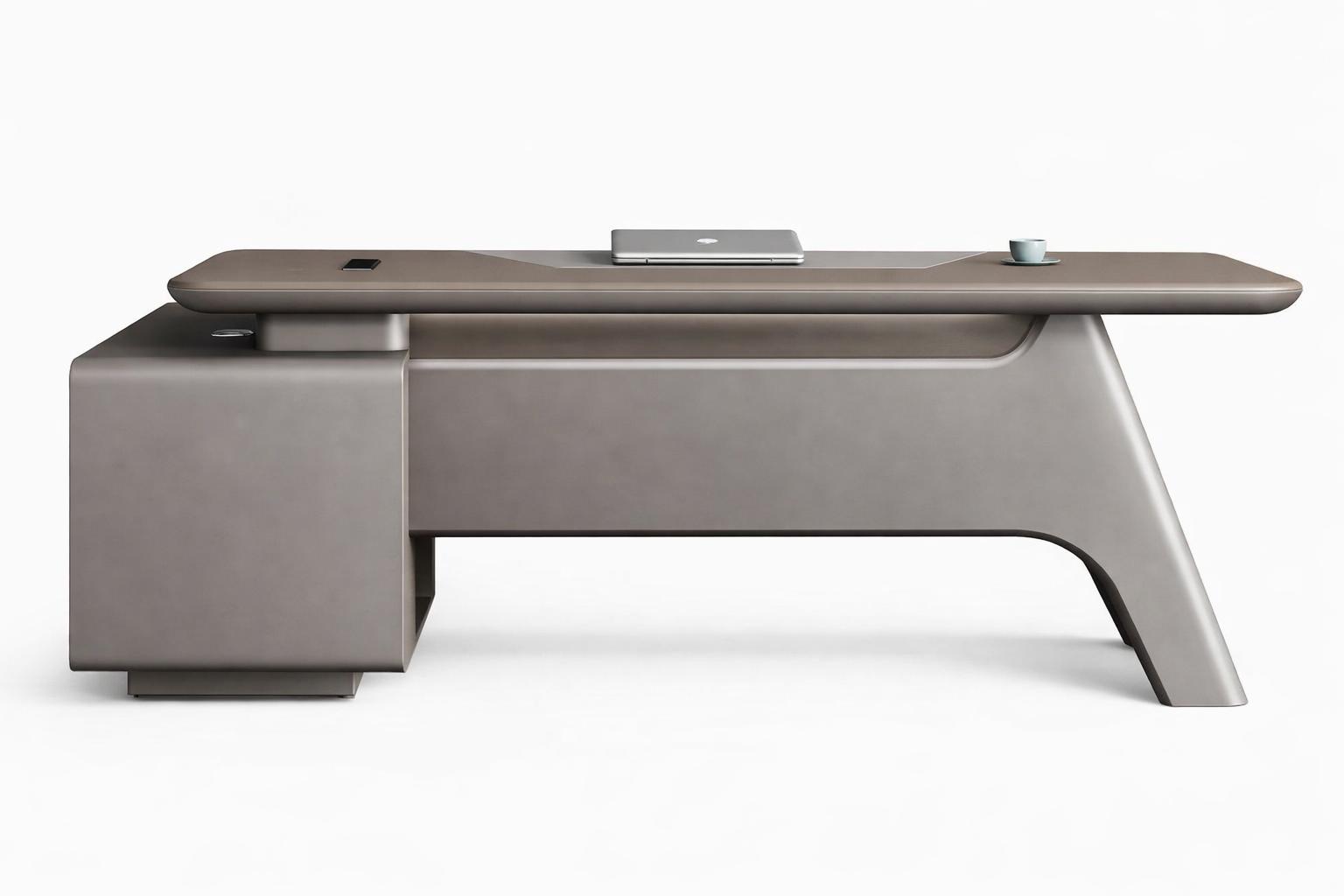 Eleganter Chefschreibtisch mit modernem Design und praktischen Details