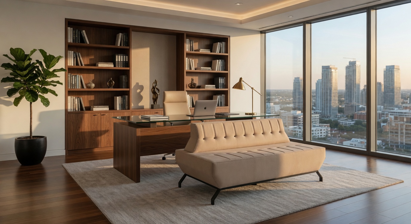 Stoff Zweiersofa Beige Elegant Komfortabel