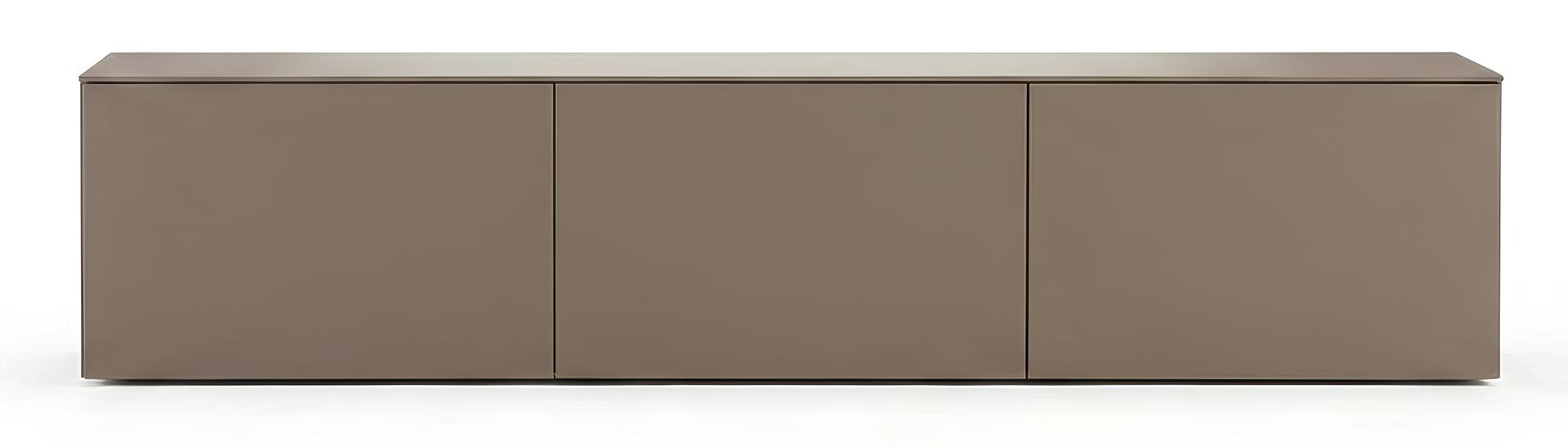 TV-Wohnwand Graubeige  Moderner Stil Minimalistisch Elegant Kompakt
