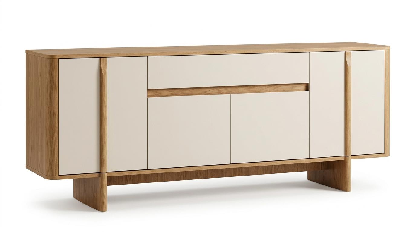 Konsole Stil modern Sideboard braun neu Wohnzimmer praktisch komfortabel