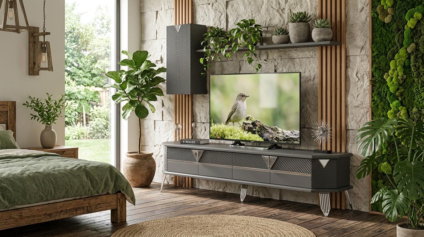 Unterblock Oberer Block Wohnzimmer Stil modern schwarz bequem geräumig