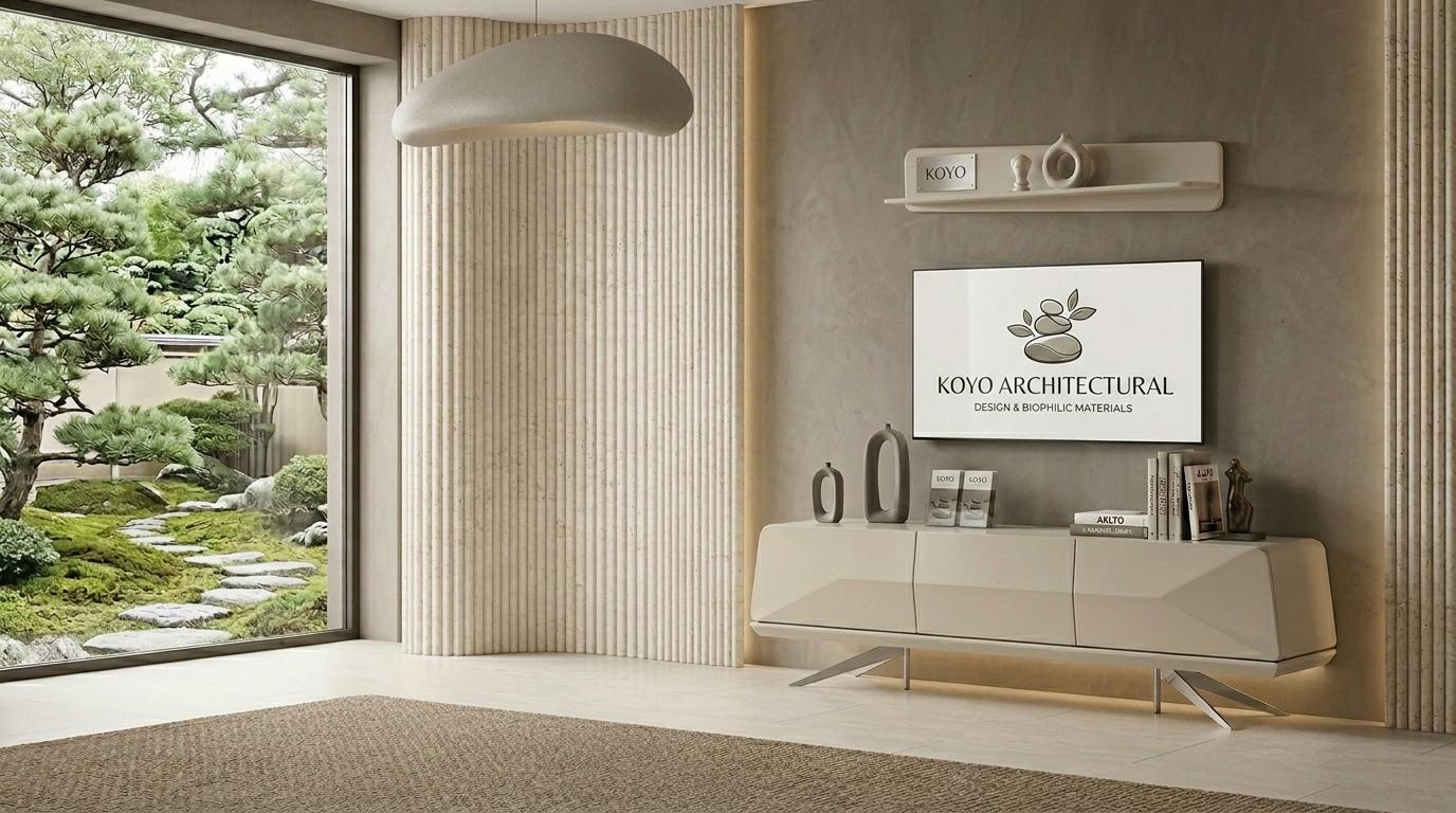 TV Board Wandregal Stil modern beige Wohnzimmer bequem praktisch geräumig