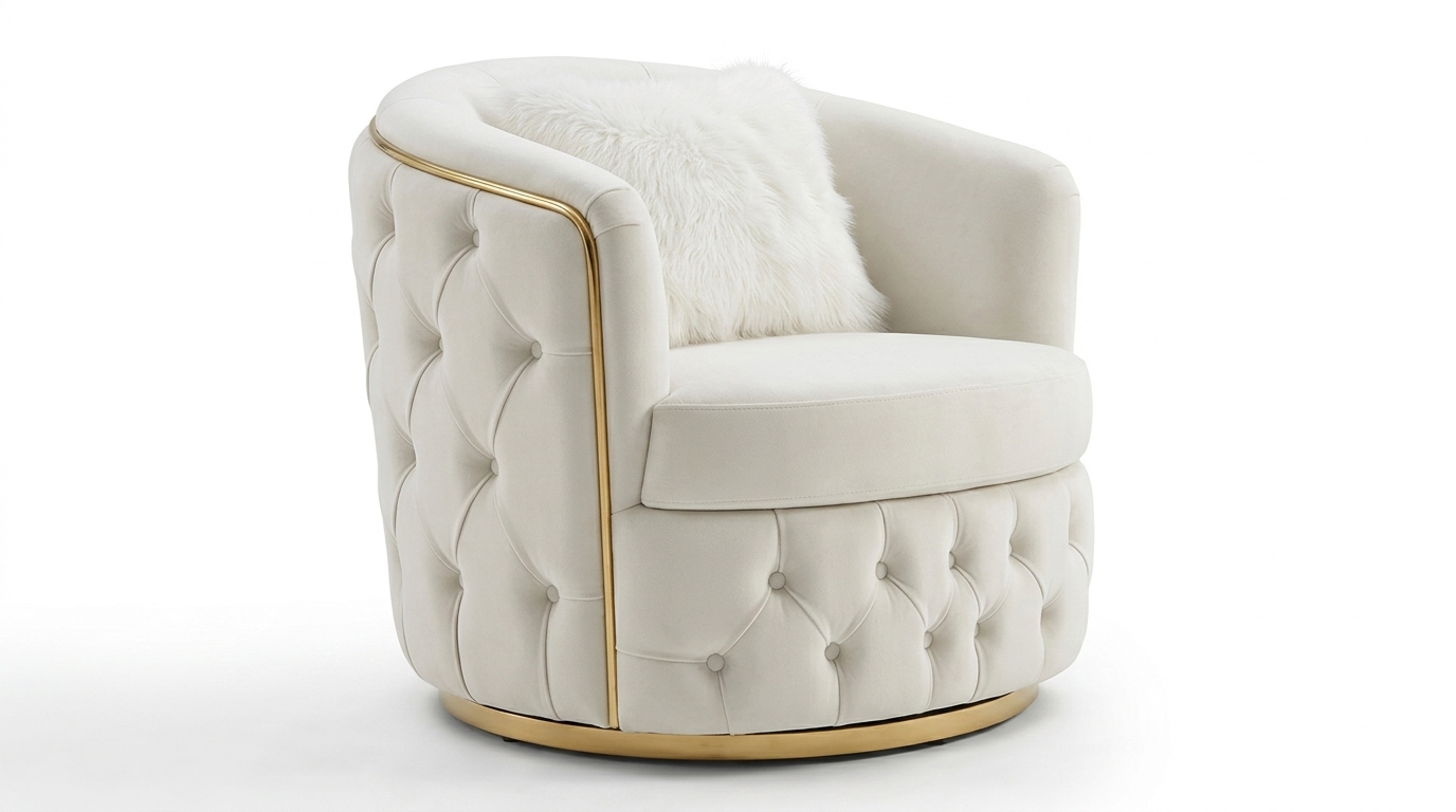 Zeitloser Chesterfield Sessel mit komfortabler weicher Sitzfläche