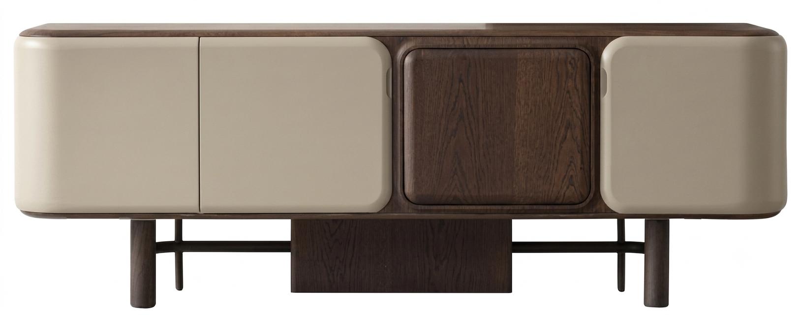 Luxuriöses Sideboard fürs Esszimmer mit Holzfront und großzügigem Stauraum