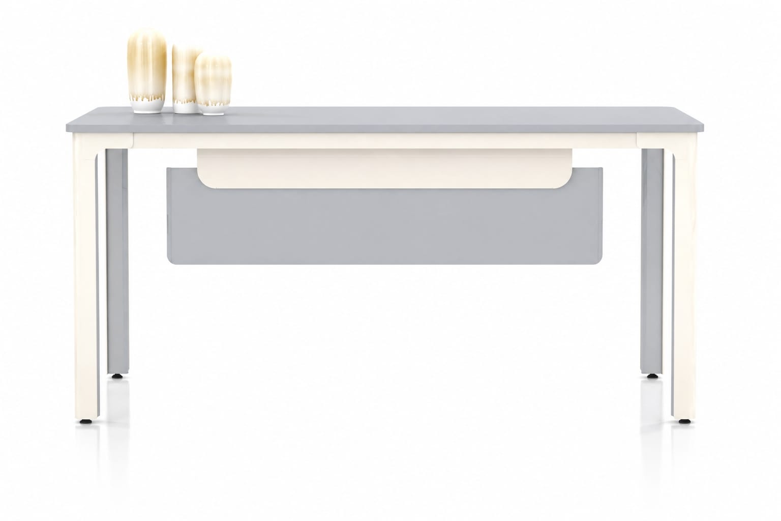 Moderner Schreibtisch Büro Tisch Holz Design minimalistisch elegant