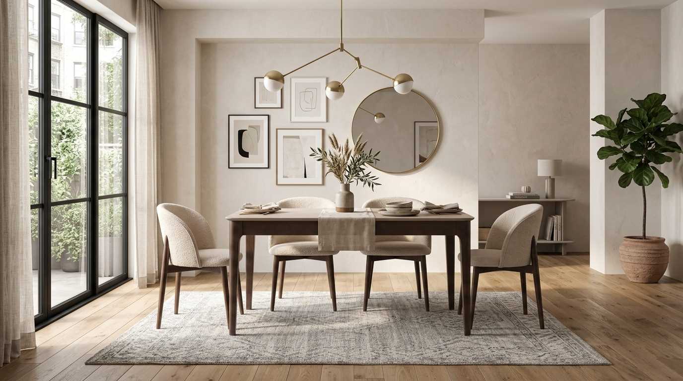 Essgruppe 5tlg Beige Modern Luxus Esstisch Stuehle Kuechentisch
