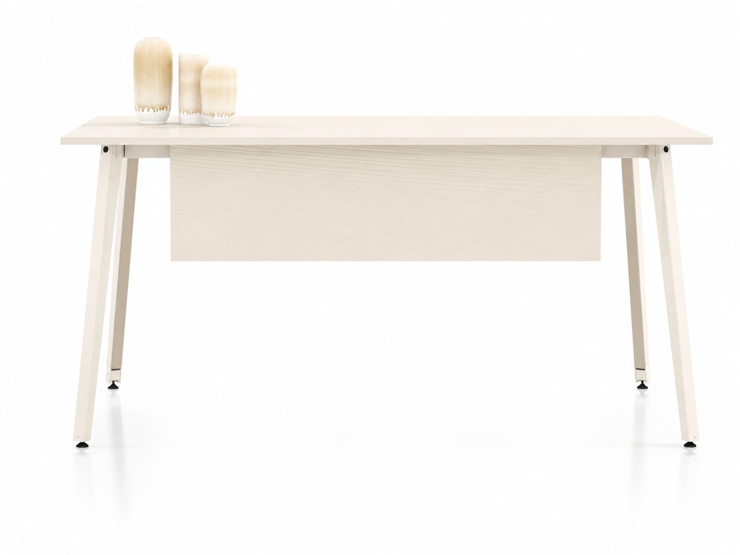 Moderner Arbeitstisch Schreibtisch Weiß Bürotisch Holz Design