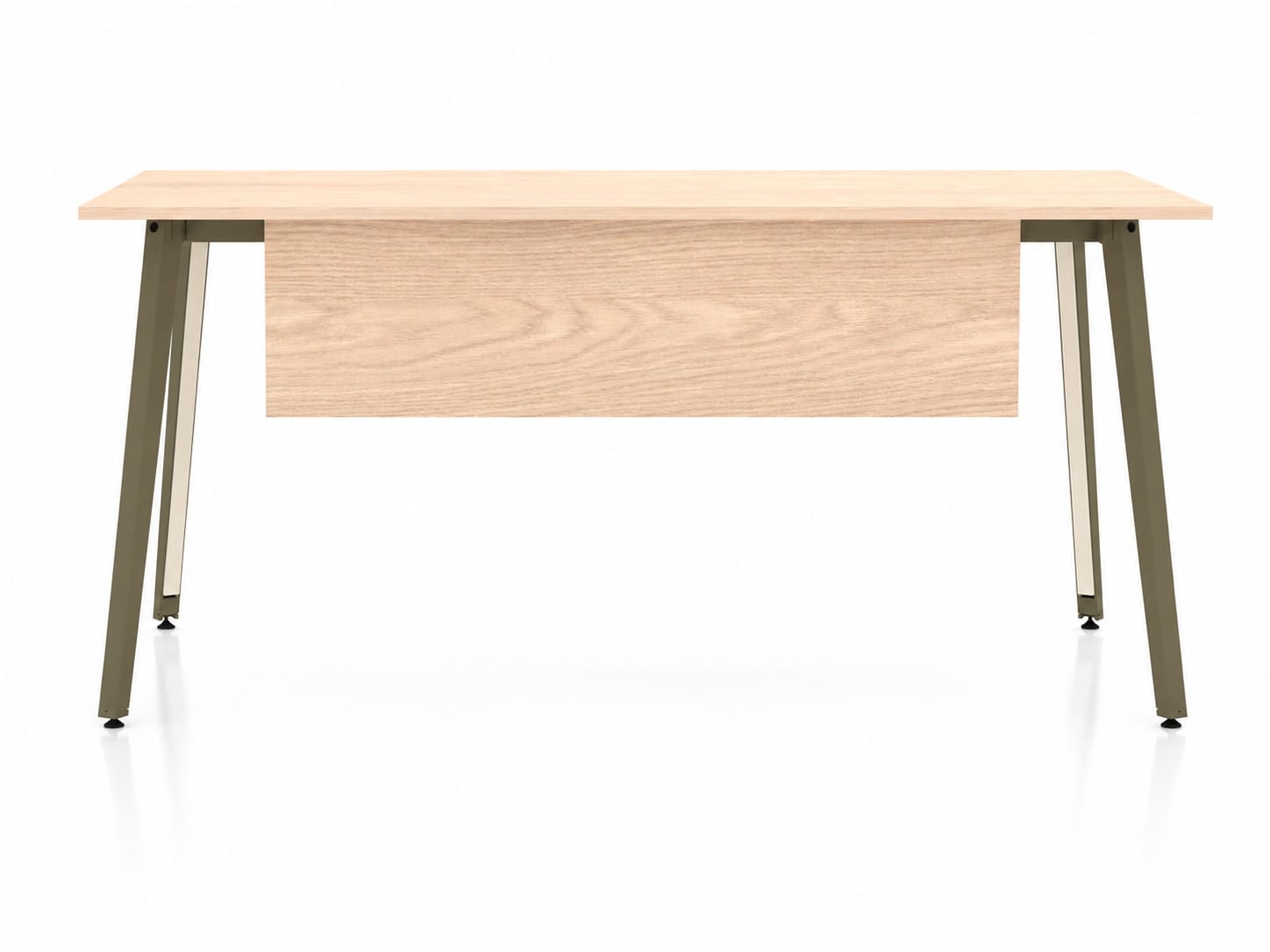 Schreibtisch Modern Holzoptik Metallgestell Büro Computertisch