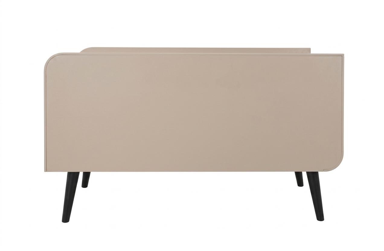 Beiger moderner Couchtisch Sofatisch TV-Möbel Wohnzimmer rechteckig