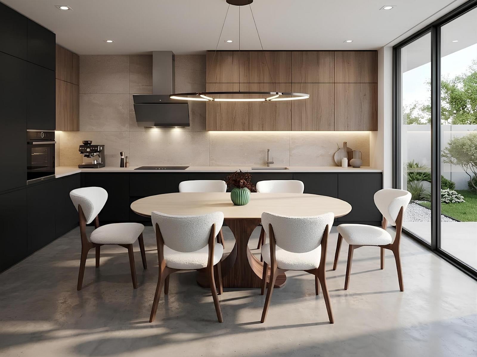 Esszimmer Set Esstisch 6х Stühle Modern Hell Trendig Elegant