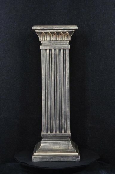Medusa Säule Römische Säulen Antik Marmor Skulptur Dekoration Figur Deko