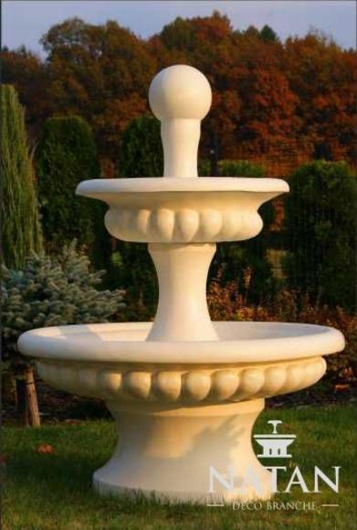 Springbrunnen Garten Teich Brunnen 163cm Steinbrunnen Gartenbrunnen