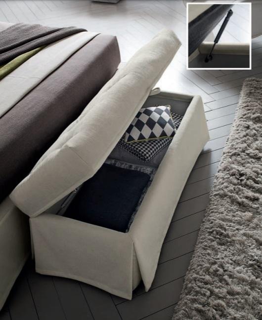 Modern Hocker Design Bänke Wohn Schlaf Bank Hocker Zimmer Polster Textil Stoff