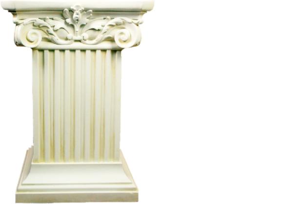Griechischer Antik Stil Säulen Säule Kolumne Griechisch Ionic Blumen Ständer