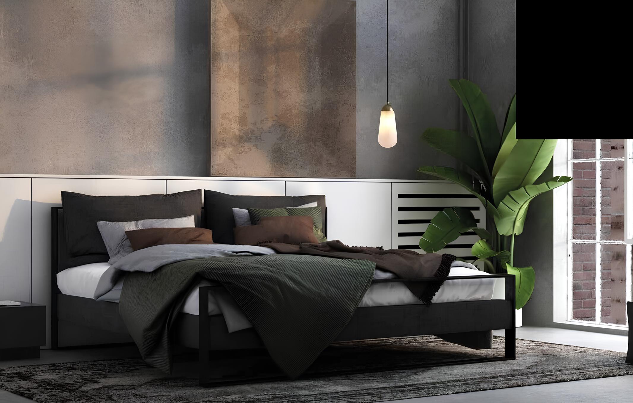 Bett Doppel Modernes Hotel Textil Luxus Schlafzimmer Betten Bettrahmen Design