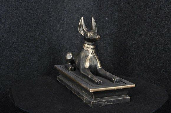 Ägyptische Katze Sonnengott Design Figur Figuren Skulptur Statue