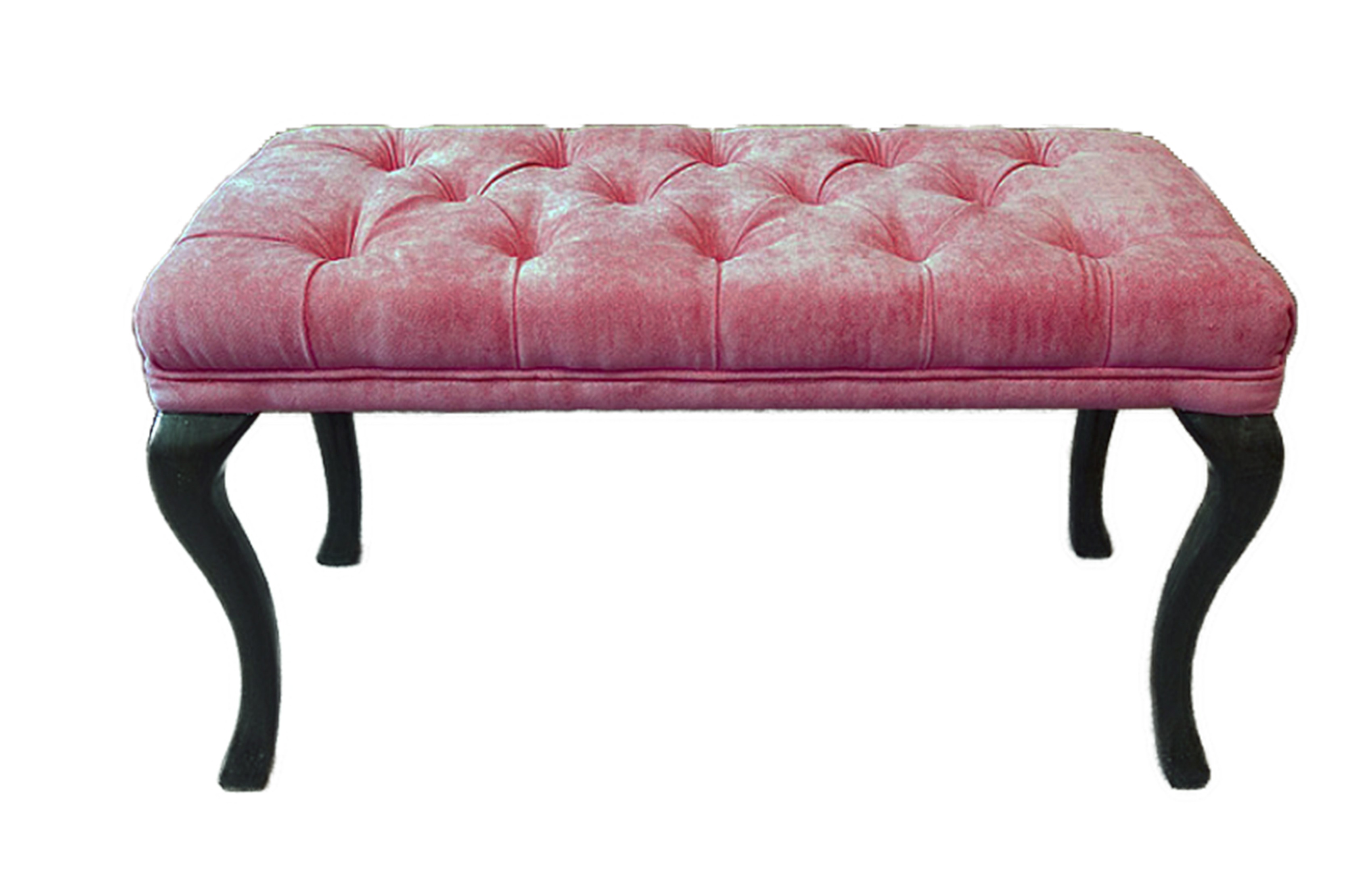 Hocker Chesterfield Design Beistellhocker Ottomane Couch Leder Stoff Textil