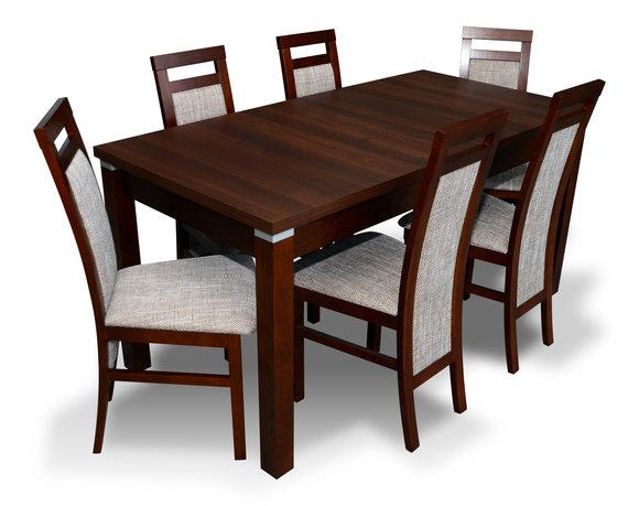 design essgarnitur esstisch garnitur esszimmer tisch holz 6x stühle stuhl