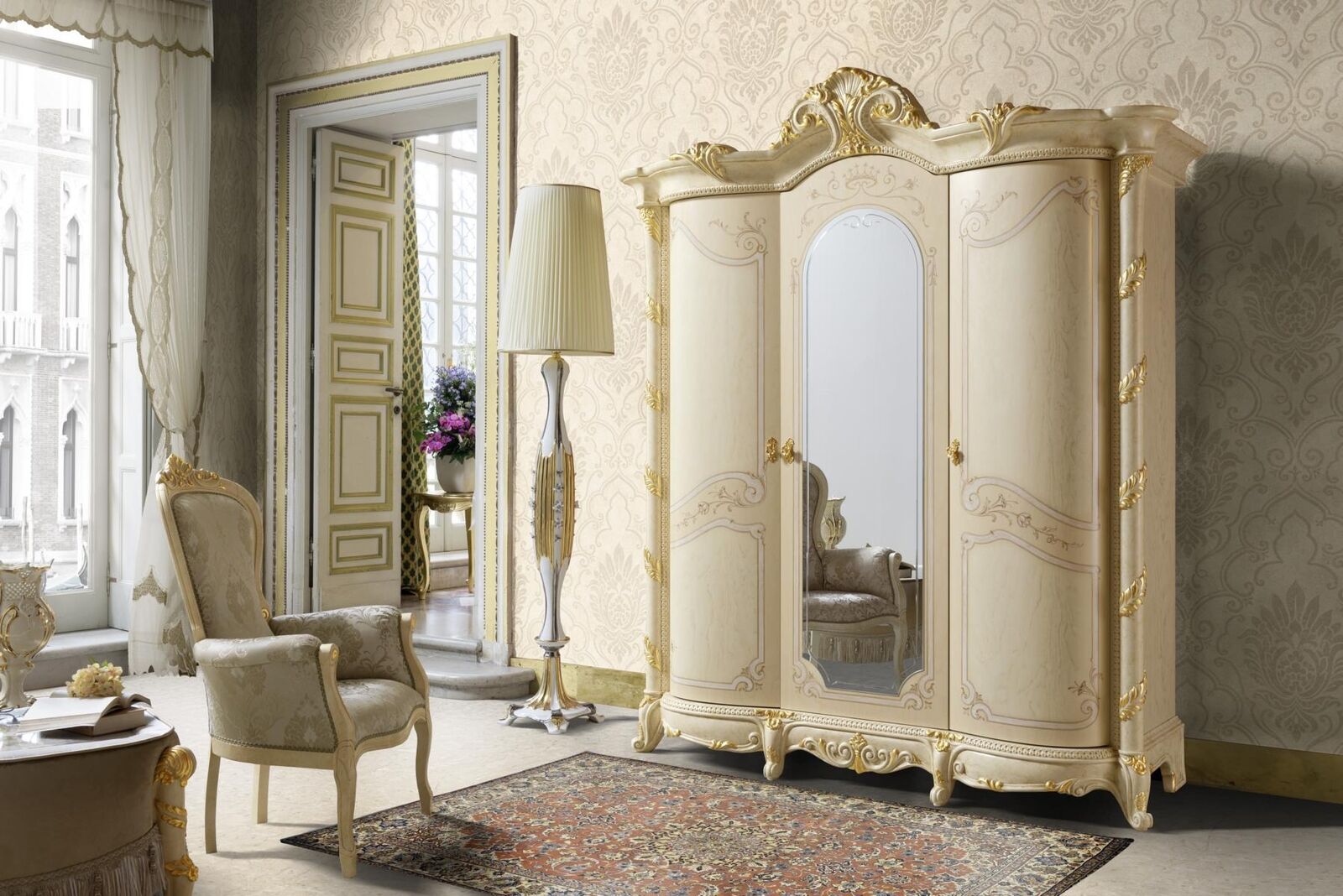 Einrichtung Schlafzimmer Neu Schrank Kleiderschrank Möbel Italienische