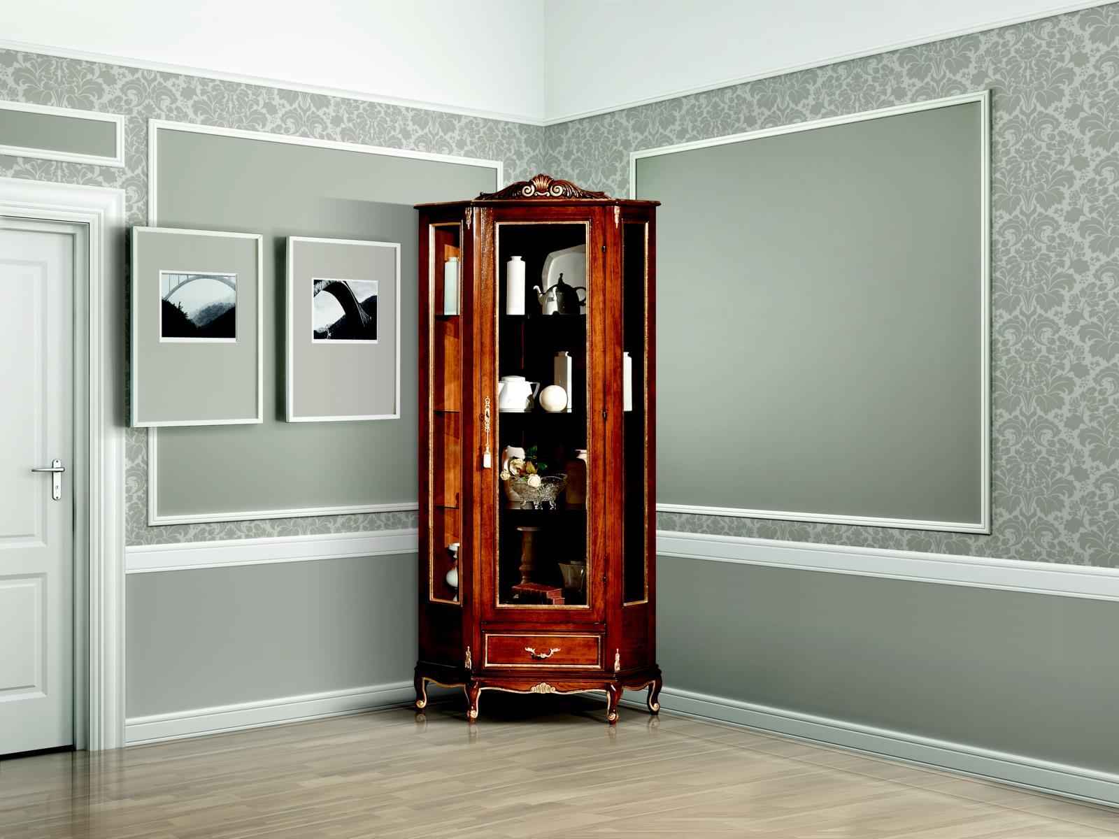 Eckvitrine Schrank Design Vitrine Schränke Designer Möbel Italienische Möbel Regale Regal