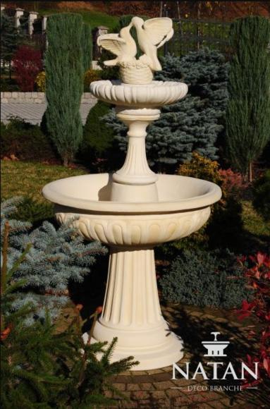 Springbrunnen Froschbrunnen Brunnen 162cm Steinbrunnen Gartenbrunnen