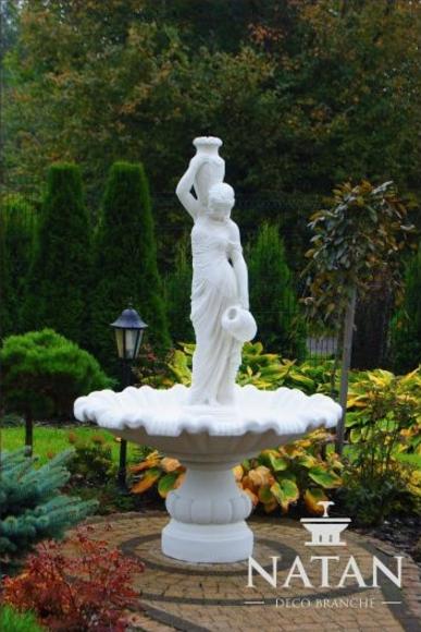 Zierbrunnen Springbrunnen Brunnen Garten Antik Dekoration Fontaine Teich