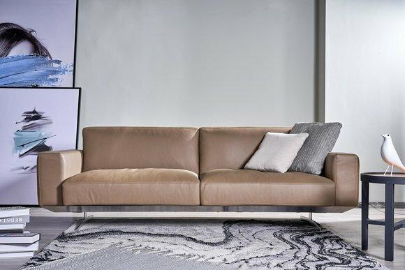 Moderne Polster Couch Dreisitzer Design 3er Sitz Sofas Zimmer Möbel Sofa