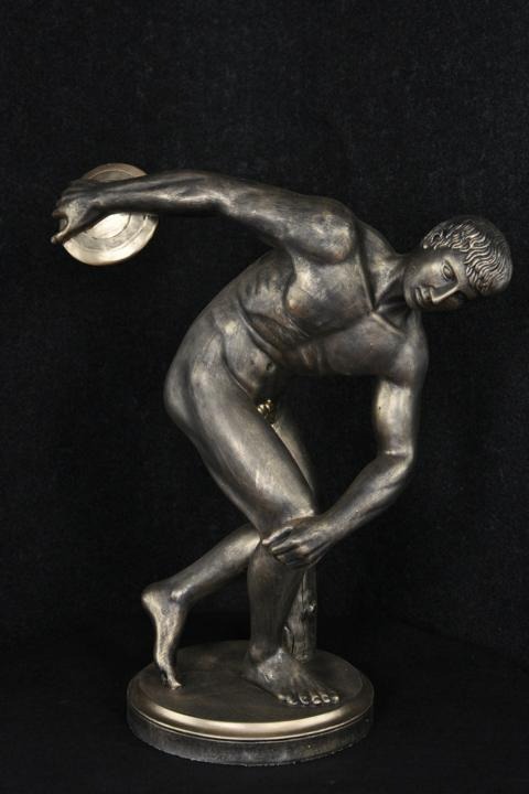 Griechische Figur Diskus Werfer Skulptur Olymp Sport Statuen Abstrakt