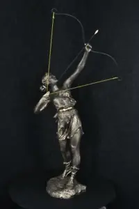 Diana Göttin Skulptur Bogen Jägerin Dekoration Abstrakt Antik Stil Skulpturen