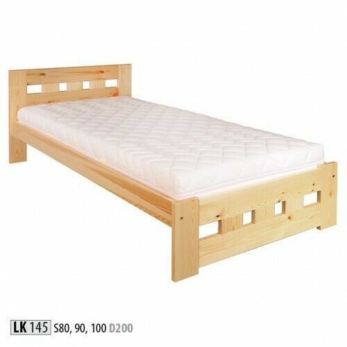 Einzelbett Jugendbett Kieferbett Kiefer Vollholz Holzbett 100x200 Handarbeit
