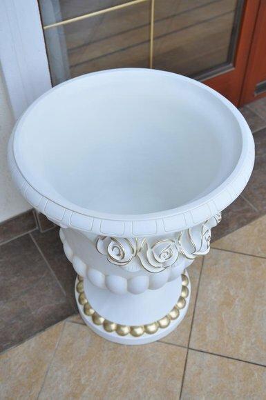 Blumen Kübel Design Vase Vasen Klassiche Design Antik Stil Römisch