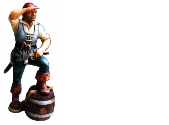 Design Pirat Figur Statue Skulptur Figuren Skulpturen Dekoration Deko