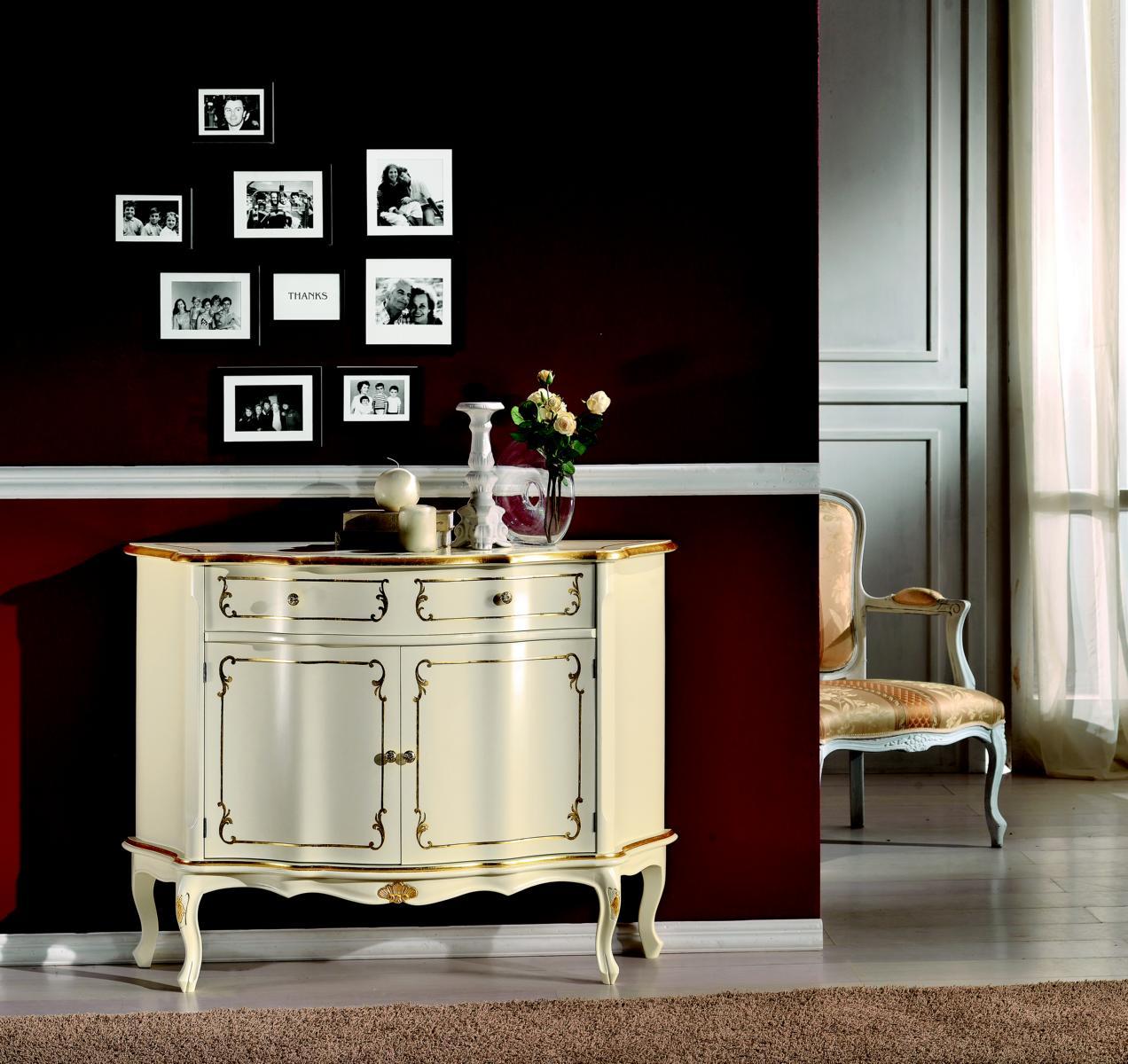 Luxus Design Italienische Holz Möbel Barock Kommode Wohnzimmer Kleiderschrank