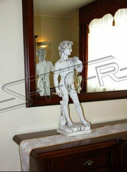 Garten Dekoration 59cm David Terrasse Stein Figuren Figur Deko