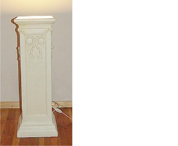Säulenlampe Säule Lampe Steh Leuchte Skulptur Stand Leuchten Figur